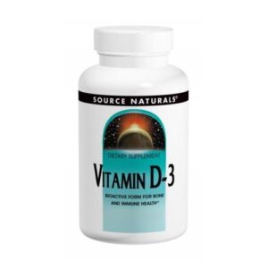 Vitamin D-3 120 Softgels by Source Naturals