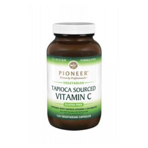 Tapioca Sourced Vitamin C 120 Veg Caps by Pioneer Nutritionals