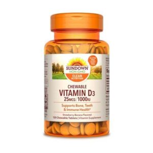 Sundown Naturals Chewable Vitamin D3 12 X 120 Chewable Tabs by Sundown Naturals