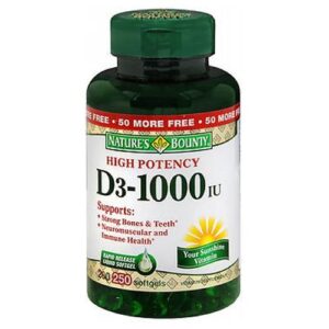 Nature's Bounty D3 High Potency 24 X 250 Softgels by Nature's Bounty