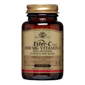 Ester-C + Vitamin C (Ester-C Ascorbate Complex) 30 Tabs by Solgar