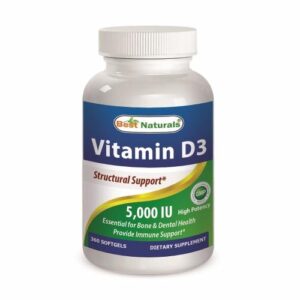 Vitamin D 3 360 Softgels by Best Naturals