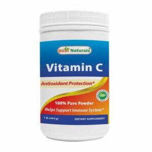 Vitamin C Powder with Ascorbic Acid 1 lb by Best Naturals