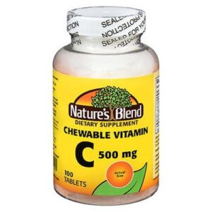 NatureS Blend Vitamin C Chewable Tablets 100 Tabs by Natures Blend