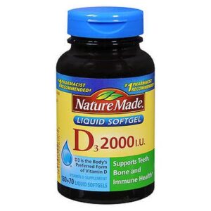 Nature Made Vitamin D3 Softgels 250 Caps by Nature Made