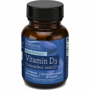 Vitamin D3 10000 IU 60 Count by Harmonic Innerprizes (formerly Etherium Tech)