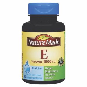 Vitamin E DL-Alpha 60 Soft gels by Nature Made
