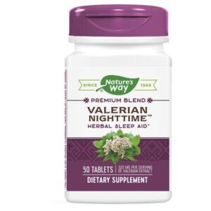 Nature's Way Valerian Nighttime - 50 Tabs