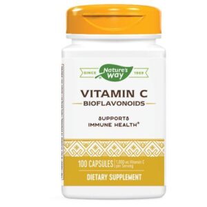 Nature's Way Vitamin C 500 - WITH BIOFLAVOURS, 100 CAP