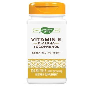 Nature's Way Vitamin E - D-ALPHA SOFTGEL, 100 CAP