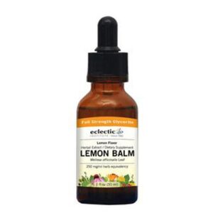 Eclectic Institute Inc Lemon Balm - Orange, Lemon Flavor 1 Oz Alcohol free