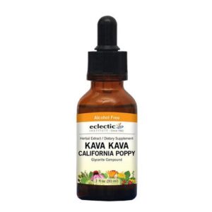 Eclectic Institute Inc Kava Kava California Poppy - 1 Oz Alcohol free