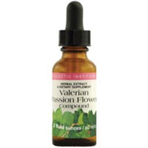 Eclectic Institute Inc Valerian Passion Flower - 2 Oz with Alcohol