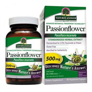 Nature's Answer Passion Flower Standardized - 60 Vcaps
