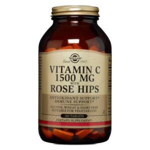 Solgar Vitamin C with Rose Hips - 180 Tabs