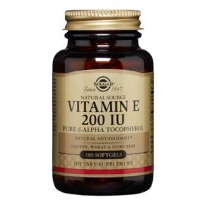 Solgar Vitamin E Alpha Softgels - 100 S Gels