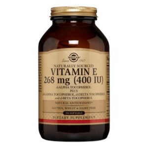 Solgar Vitamin E Mixed (d-Alpha Tocopherol and Mixed Tocopherols) - 250 S Gels