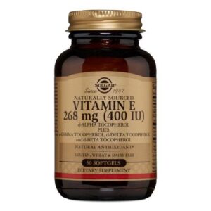 Solgar Vitamin E Mixed (d-Alpha Tocopherol and Mixed Tocopherols) - 50 S Gels