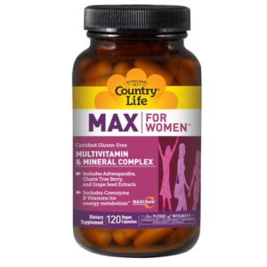 Country Life Maxine Maxi-Sorb Iron-Free - 120 Vcaps