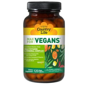Country Life Vegetarian Support - 120 Tabs