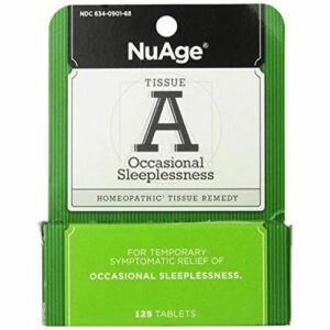 NuAge Laboratories Nuage Tissue A Insomnia - 125 Tabs