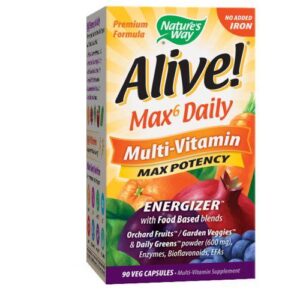 Nature's Way Alive Multi-Vitamin no Iron - 90 Vegicaps