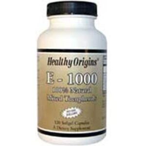 Healthy Origins Natural Vitamin E - 120 Soft Gels