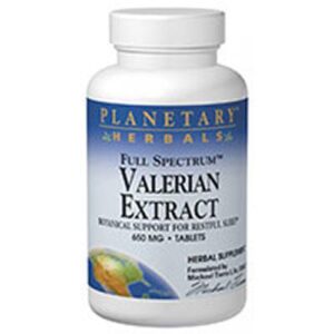 Planetary Herbals Full Spectrum Valerian Extract - 30 Tabs