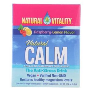 Natural Vitality Natural Calm - Raspberry Lemon 30 Pkts