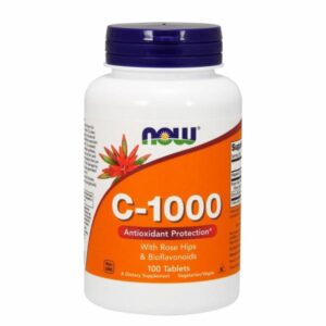 Vitamin C-1000 With rose hips, 100 Tabs by Now Foods