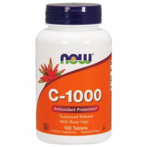 VitaminC-1000 Sustained Release 100 Tabs by Now Foods