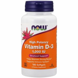 Now Foods Vitamin D-3 - 180 Sgels