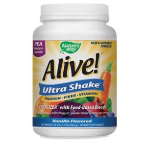 Nature's Way Alive Rice & Pea Protein Ultra-Shake - Vanilla 2.2 Lb