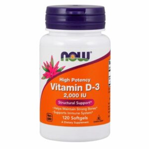 Now Foods Vitamin D-3 - 120 Sgels