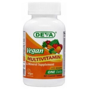 Deva Vegan Vitamins Vegan, Multivitamin Iron Free - 90 Tab
