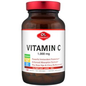 Olympian Labs Vitamin C - with Rose Hips 100 tabs