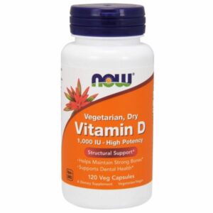 Vitamin D 1000 IU 120 Vcaps by Now Foods
