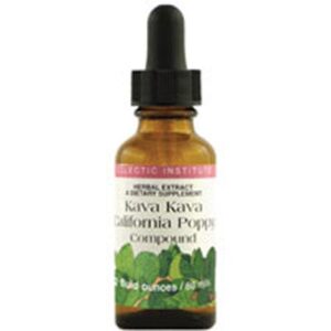 Eclectic Institute Inc Kava Kava California Poppy - 2 Oz with Alcohol