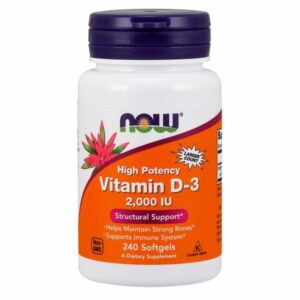 Now Foods Vitamin D-3 - 2000 IU 240 Softgels