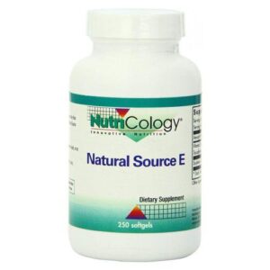 Nutricology/ Allergy Research Group Natural Source E - 250 Softgels