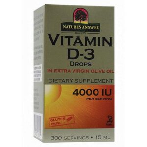 Nature's Answer Vitamin D-3 Drops - 0.5 Oz