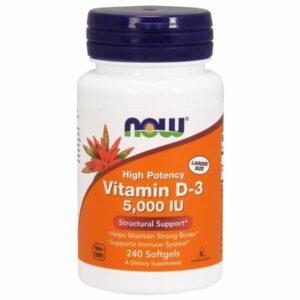 Now Foods Vitamin D3 - 5000IU 240 softgels