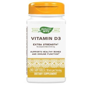 Nature's Way Vitamin D-3 - 240 Softgels