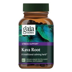 Gaia Herbs Kava Kava - 60 Caps