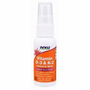 Now Foods Vitamin D-3 & K-2 Liposomal Spray - 2 oz