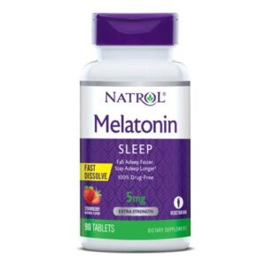 Natrol Melatonin Fast Dissolve - Stawberry 90 Tabs