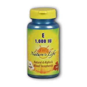 Nature's Life Vitamin E d-Alpha & Mixed Tocopherols - 50 softgels
