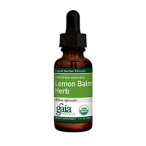Gaia Herbs Organic Lemon Balm - 2 oz