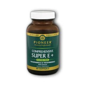 Pioneer Nutritionals Comprehensive Super E+ - 60 ct softgels