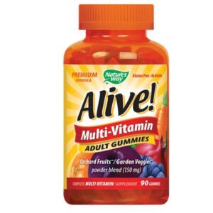 Nature's Way Alive Adult Multi-Vitamin Gummies - 90 gummies